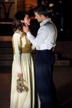 TIMELESS -- "Hollywoodland" Episode 203 -- Pictured: (l-r) Matt Lanter as Wyatt Logan, Abigail Spencer as Lucy Preston -- (Photo by: Paul Drinkwater/NBC)